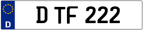 Truck License Plate